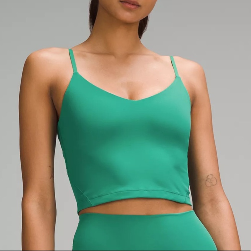 lululemon athletica Teal Crop Tank and Skirt Set - Picture 2 of 14